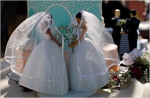 Same Sex Marriage Cake Tops