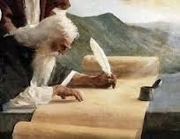 Moses writing