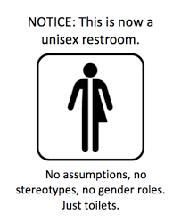 Genderless toilets